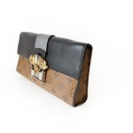 LV Column棕色拼黑色